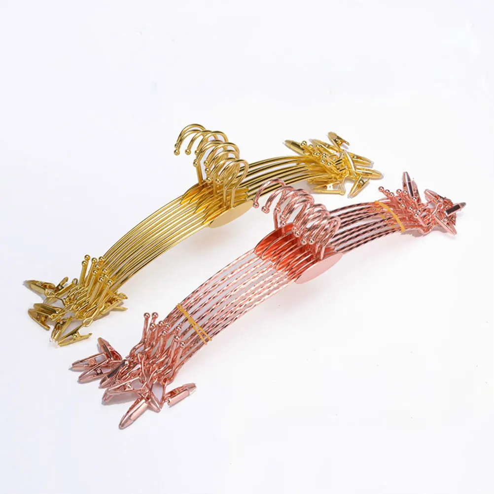 

10 PCS Clothes Hangers Underwear Hanging Clip for Bra Non-Slip with Clips Small Miss