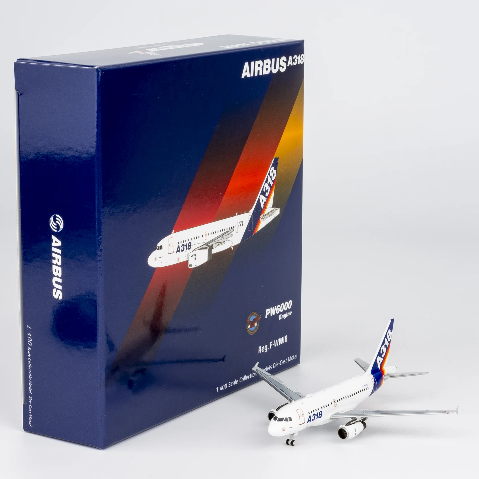 Modelo Coleccionable de Avión de Aleación 48020, Regalo NG Models 1:400 Airbus Industrie [House Color] A318-100, Modelo de Avión a Escala Fundido a Presión F-WWIB