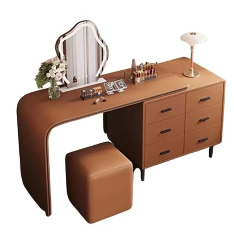 Black Storage Dressing Table Mobile Coffee Cosmetic Small Vanity Table Wood Luxury Penteadeira Para Quarto Hotel Furniture