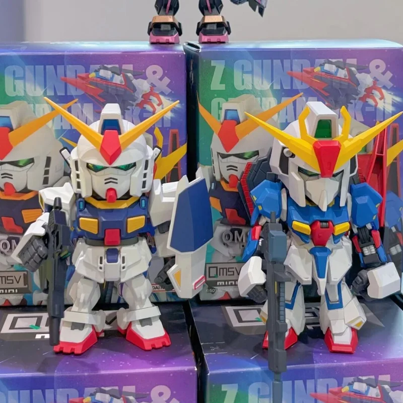 Genuine Hot Toptoy Bandai Z Blind Box Qmsv Mini Izgundam Series Figurine Desktop Ornament Gift Mystery Box