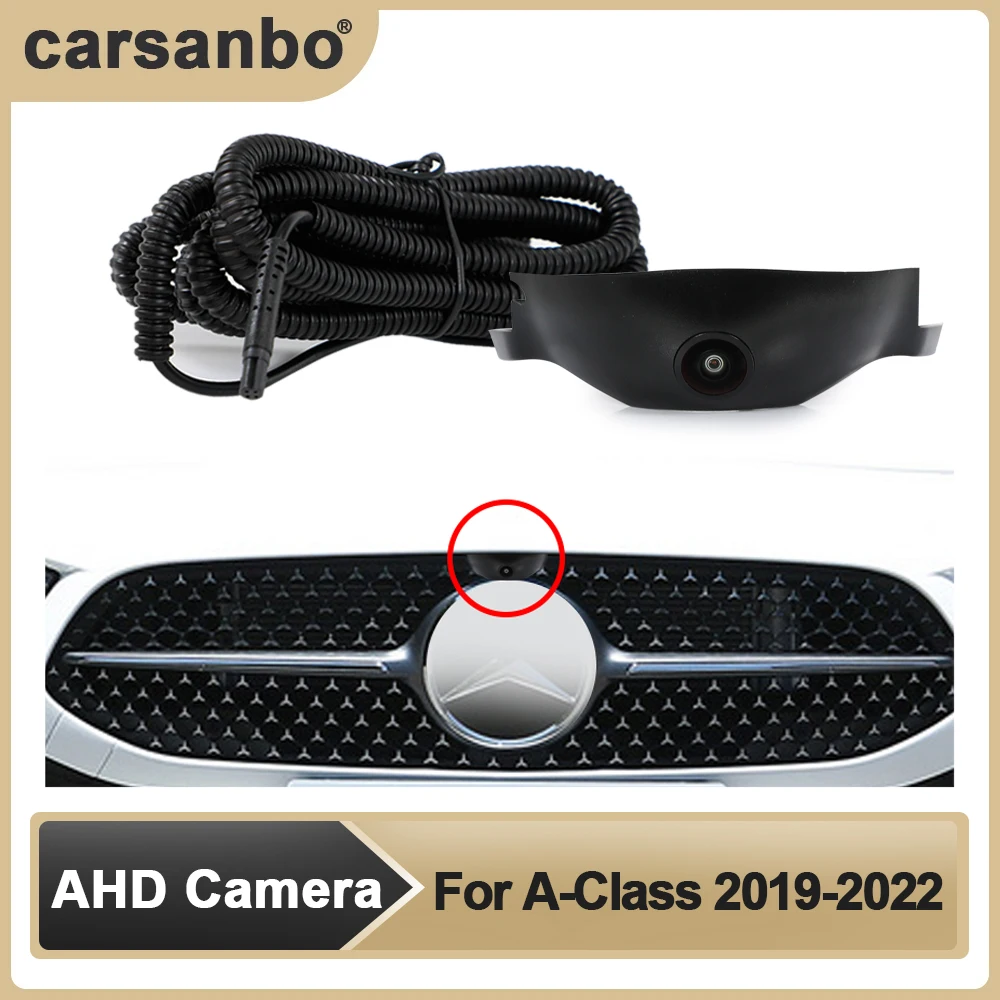 

Car AHD Front View OEM Camera HD Night Vision Fisheye 150 °Chrome Camera for Benz A-Class 2019-22 Parking Monitoring System