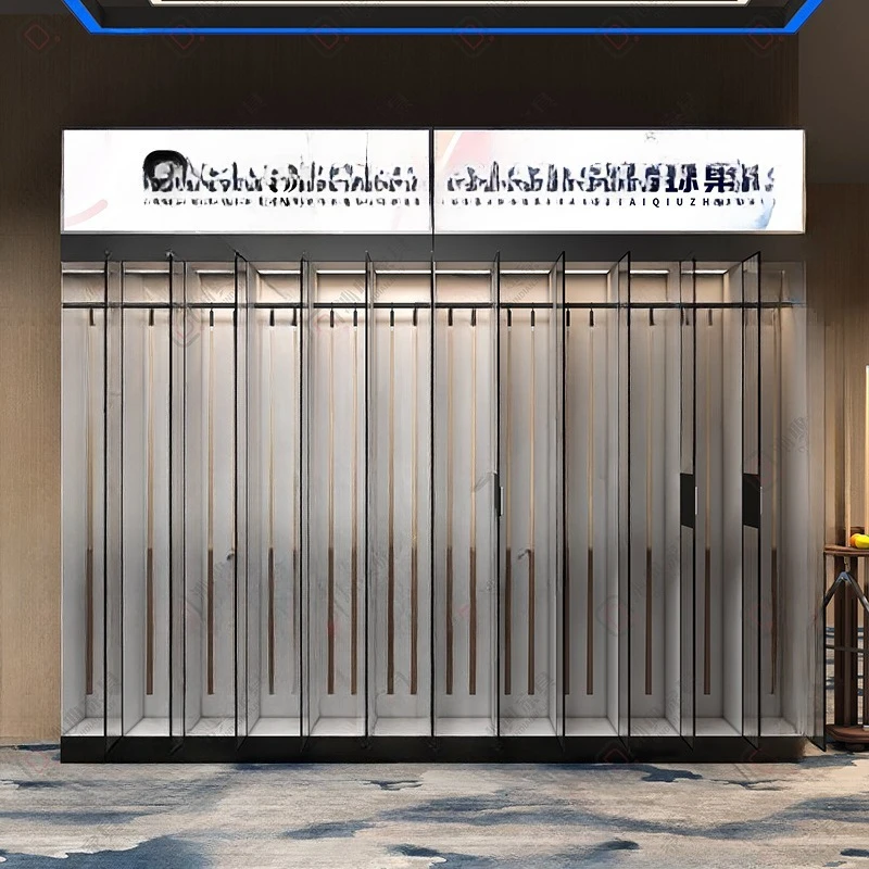 Billiards Hall Billiard Room Supplies Billiard Storage Rod Cabinet Display Cabinet Member Special Rod Cabinet Rod Password Lock