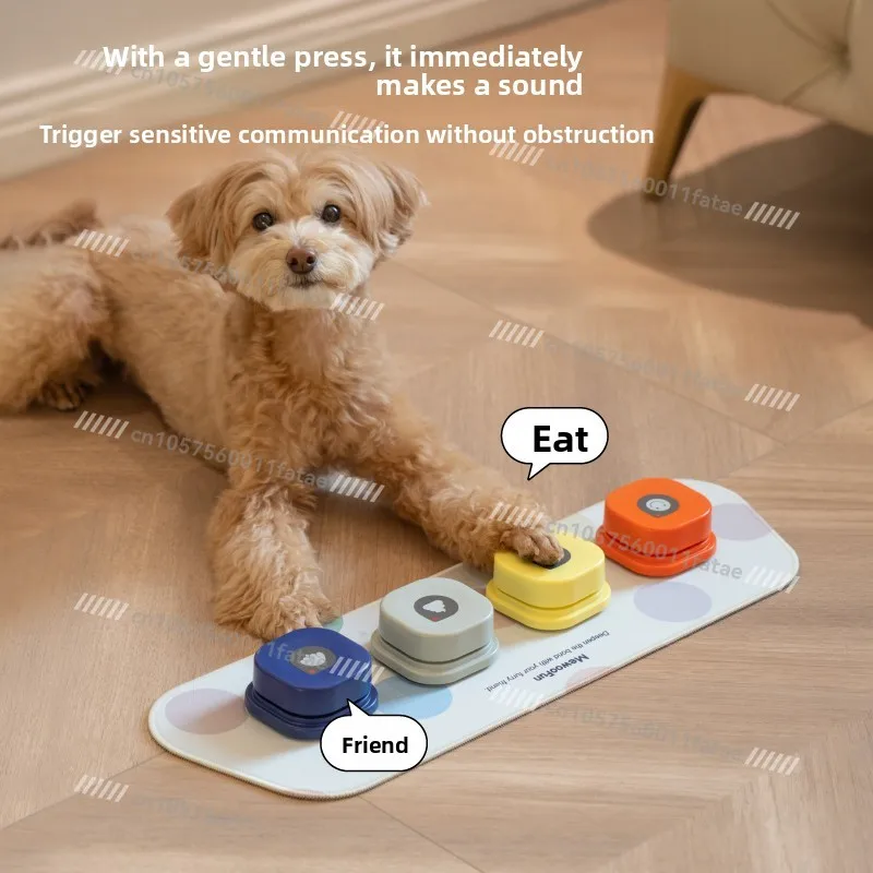 Dog Button Communication and Talking, Pet Communication Sound, Puppy Communication Button, Cat Ring, Cat Training Artifact