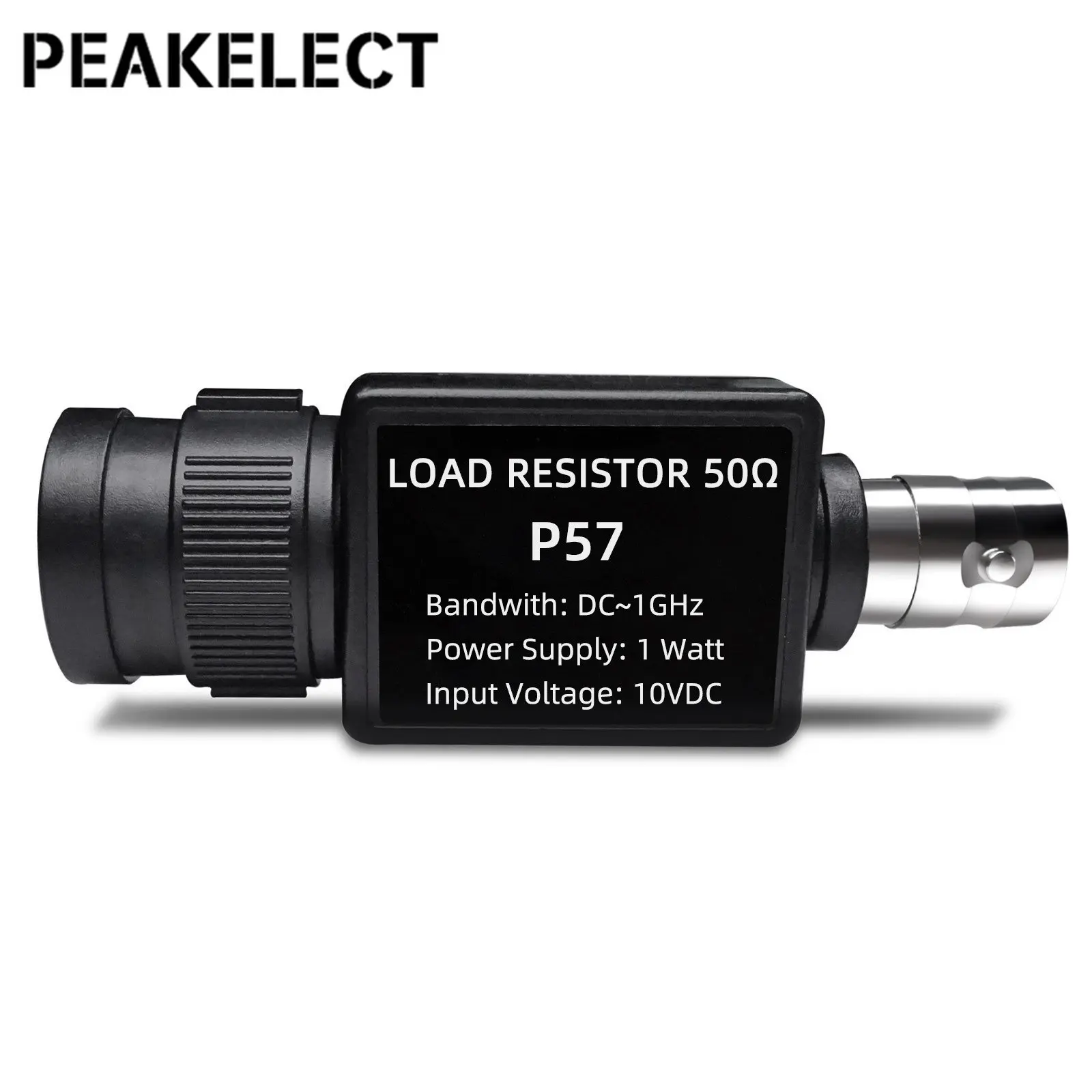 

Peakelect P57 BNC Male to Female Adapter Load Resistor 50Ω 50Ohm Feed Through Terminator Seat Connector 50KY Device DC~1GHz