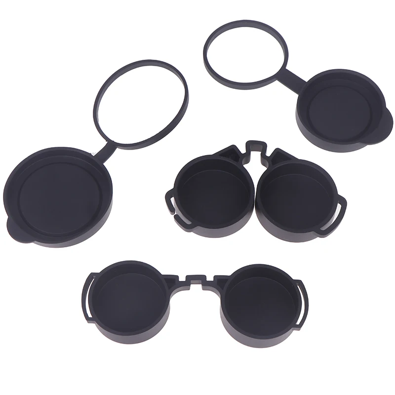 Binoculars Protective Rubber Objective Lens Caps 42mm/50mm Binocular Eyepiece Lens Cover Telescope Cover Lens Protection