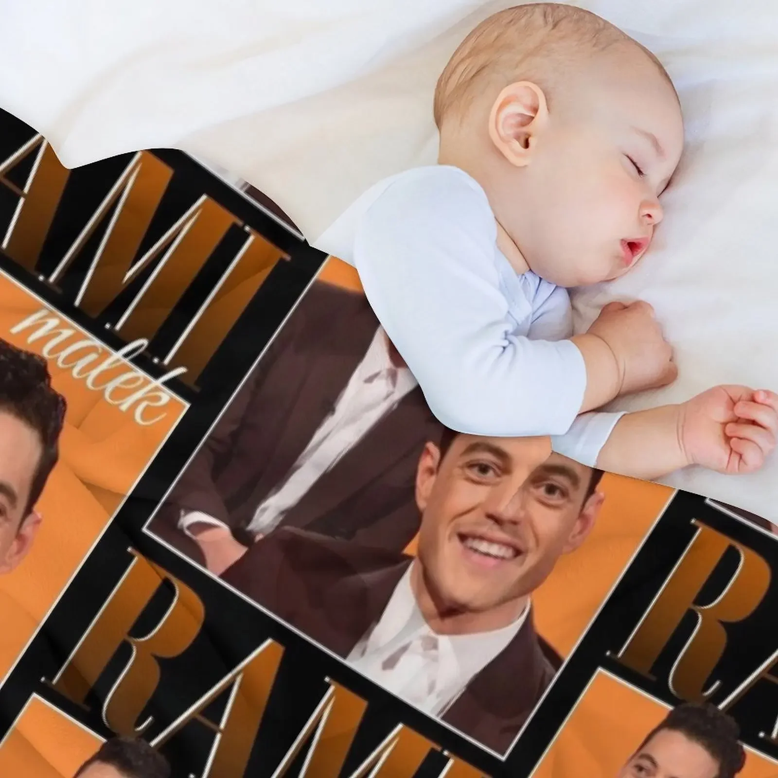 90's Vintage Malek Throw Blanket Decorative Throw Summer Beddings Picnic Luxury St Blankets