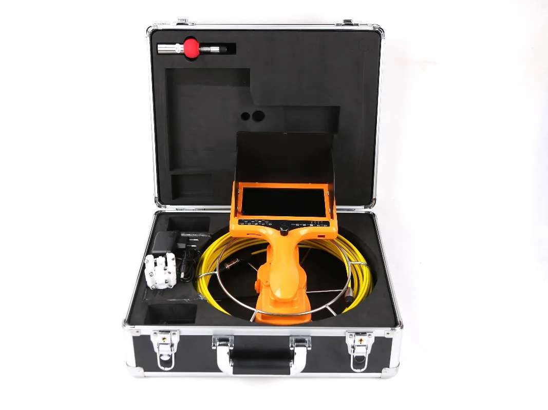 50M Sewer Inspection Camera HD 32GB DVR Plumbing Camera Long Battery Life Video Pipe Drain Inspection Camera with Locator
