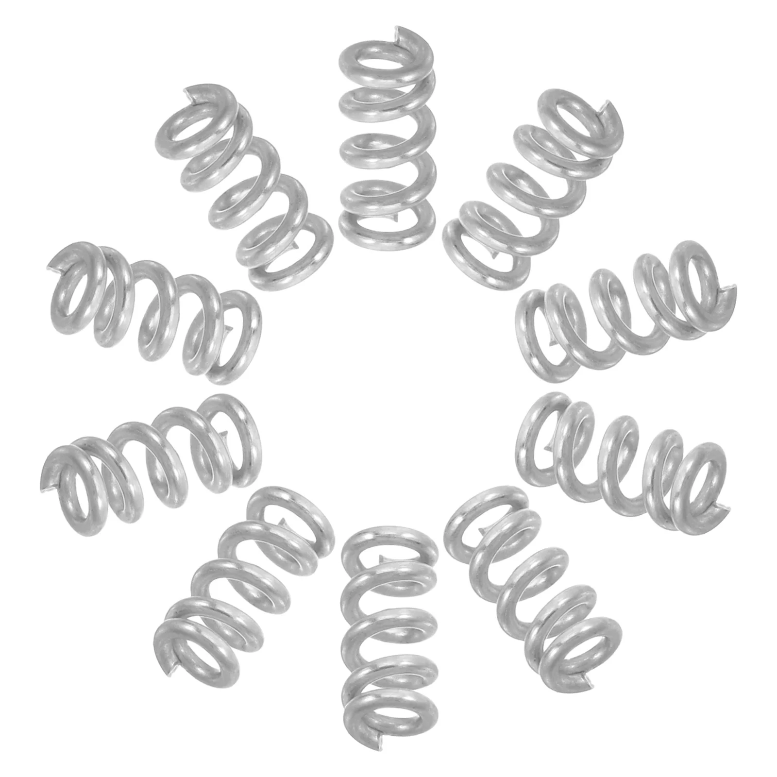 

10Pcs Small Stainless Steel Compression Springs Compressed Mini Springs for Pen Replacement Ballpoint Click Mechanism