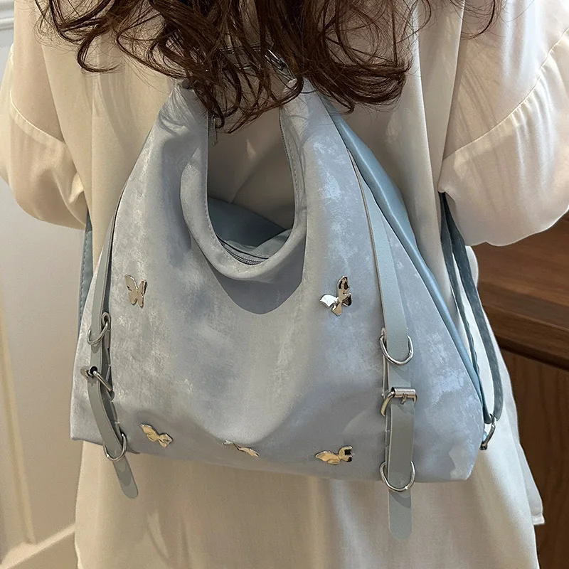 Large Capacity Tote Bag for Women 2025 New Trendy and Fashionable Outdoor Handbag for Female Students Shopping Bag