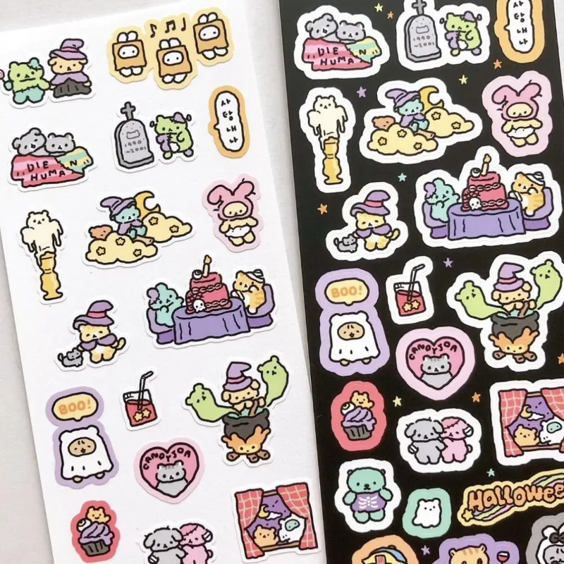 

1pc Cute Korean Rabbit Graffiti Stickers INS Aesthetic DIY Decor Materials for Scrapbook Journal Photocard Decoration