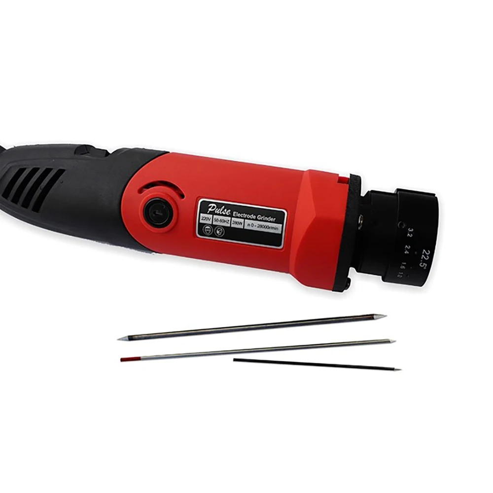 220V Electric Tungsten Electrode Grinder Sharpener Portable TIG Welding 1.6/2.4/3.2MM Tungsten Needle Grinding Machine 280W