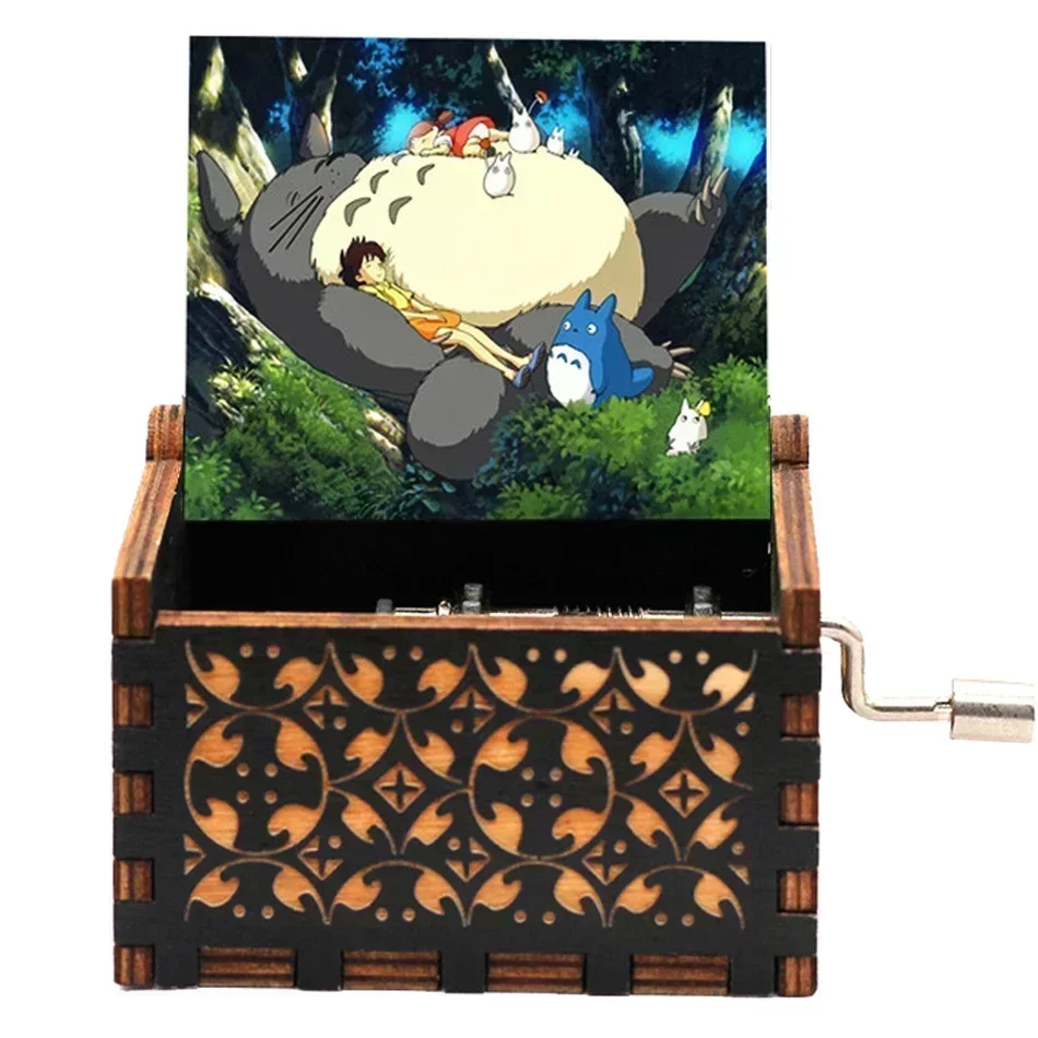 2026 HOT Herdenkingsmuziekdoos Handslinger Vakantiecadeau Kerstcadeau Houten Simpson Muziekdoos Pink Panther Muziekdoos