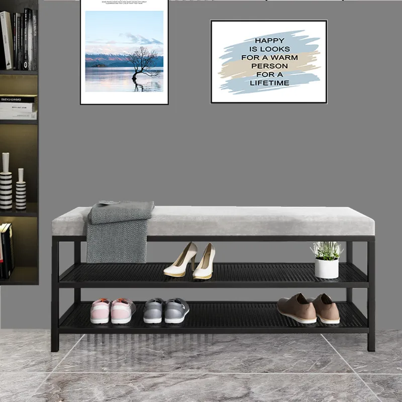 

Entering the door, changing shoes, stool cabinet, shoe testing cabinet, household doorstep shoe rack, simple Nordic style