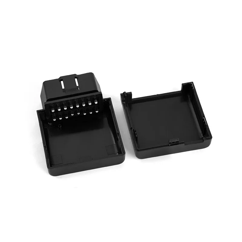 OBD2 16Pin Straight Pin Male Connector with Plastic Housing, J1962 OBD II Male Plug Enclosure Assembly for Car Diagnostic Tool