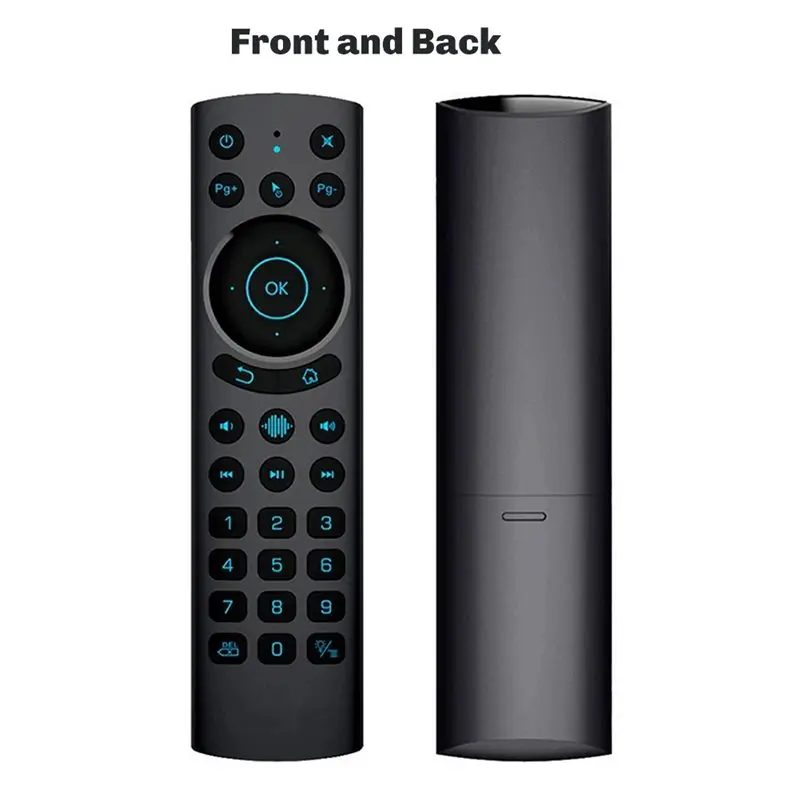 ABKN G20S PRO Air Mouse Backlit 2.4G Wireless Gyroscope Smart Voice Remote Control with IR Learning for Android TV Box