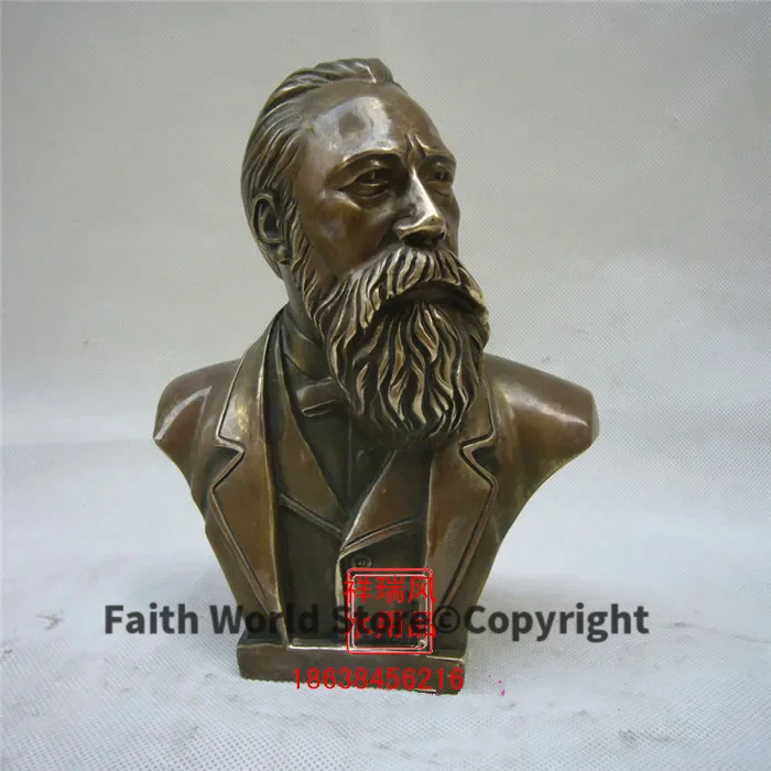 TOP limited edition collection-Soviet Union communism great leader Vladimir Lenin Marx  Friedrich Engels Stalin bronze statue