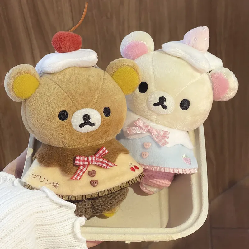 Conjunto de roupas para bonecas de algodão de 10cm, série caramel strawberry honeydew pudding, roupas para bonecas, adequadas para vários tipos de corpo de boneca