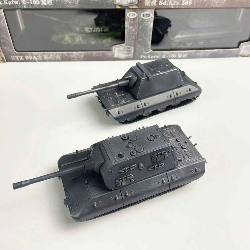 

1:72 German E-100 Pz Kpfw Tank Model E100 Heavy Tank Alloy Diecast Finished Military Plane Model Collection Ornament