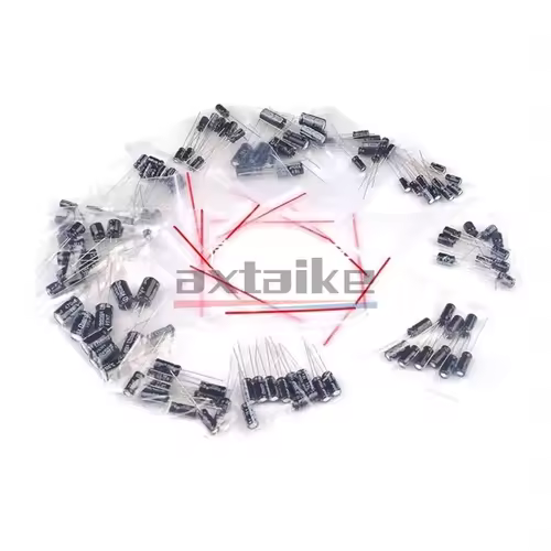 120/200/500Pcs 16V 25V 50V 0.1uF - 1000uF Aluminum Electrolytic Capacitor Assorted Kit Box 1uF 4.7uF 10uF 47uF 220uF 330uF 470uF - Image 7