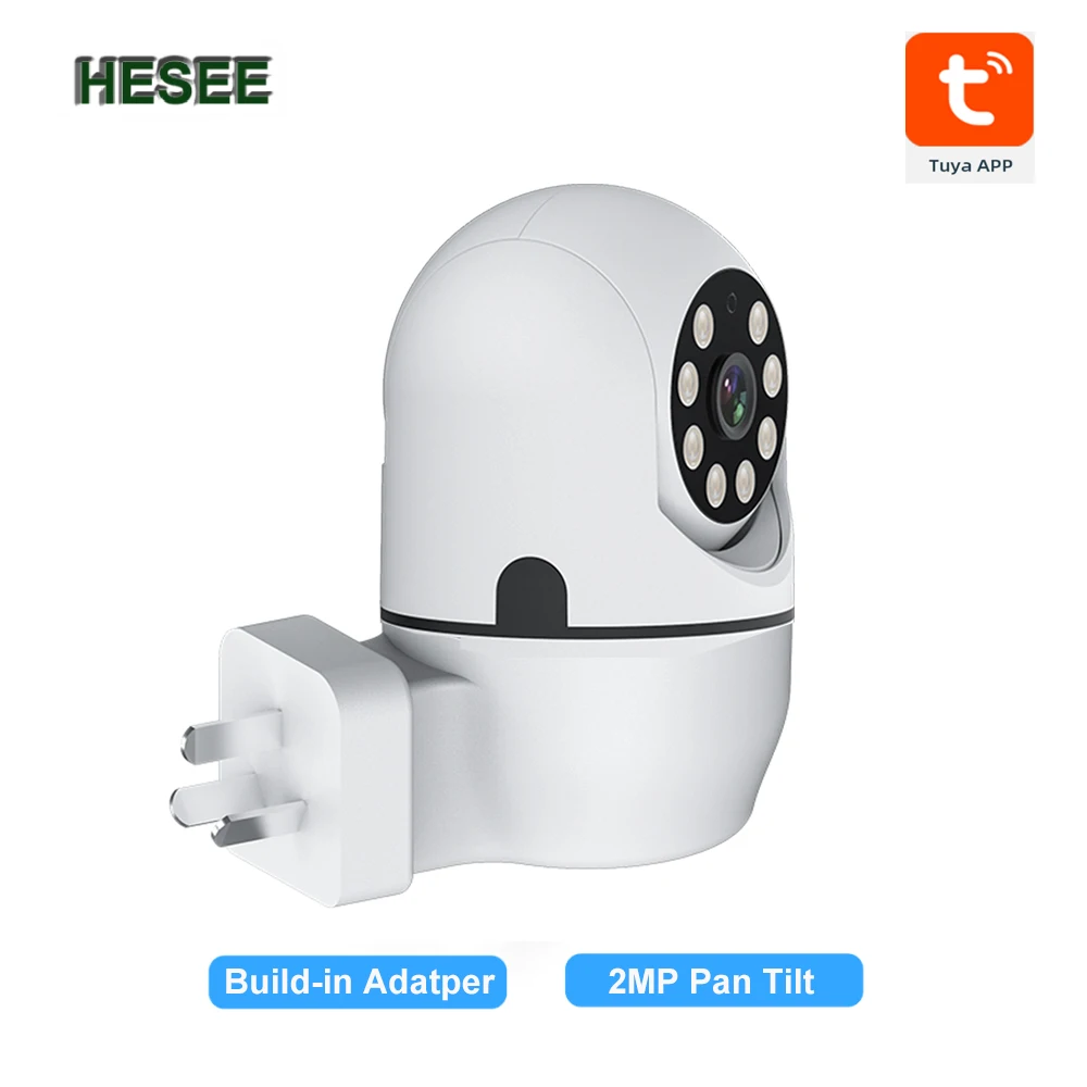 

HESEE Wireless Surveillance Camera Indoor PTZ Wifi Camera for Home Full HD 1080P 360 P2P Audio Mini Portable Tuya Smart Home