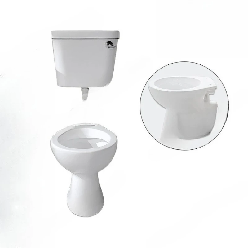 

Small split toilet ceramic water tank horizontal toilet
