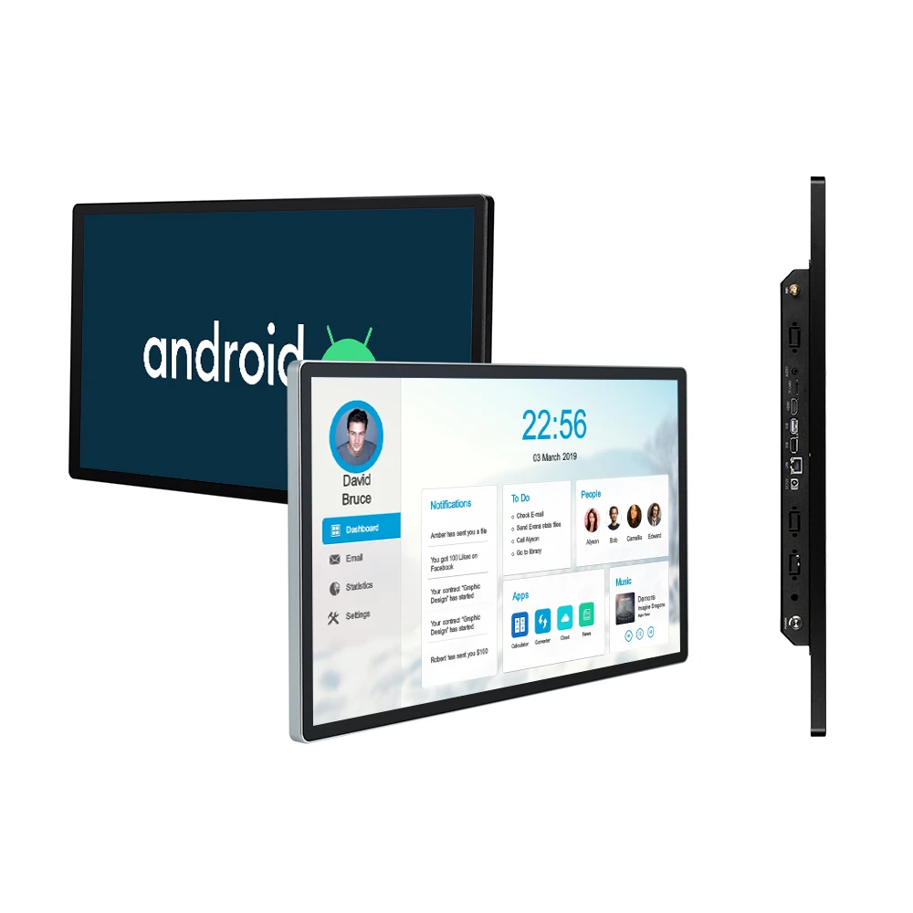 TouchWo 21.5 27 بوصة 16:9 شاشة تعمل باللمس بالسعة أندرويد Win10 Win11 I3 I5 I7 التفاعل الكل في واحد لوحة الكمبيوتر