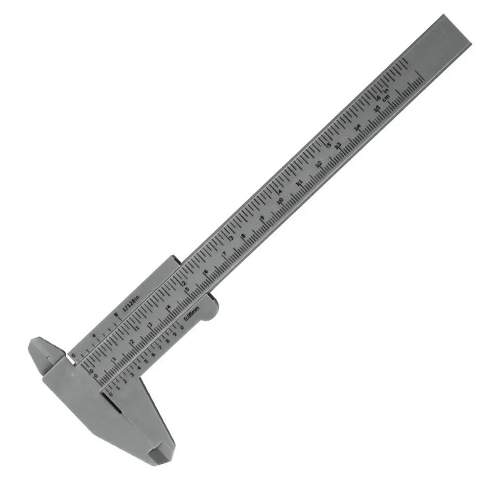 Measuring Ruler Vernier Caliper Scale 0-150mm DIY Double Rule Plastic Home Store Practical Antique Measurement
