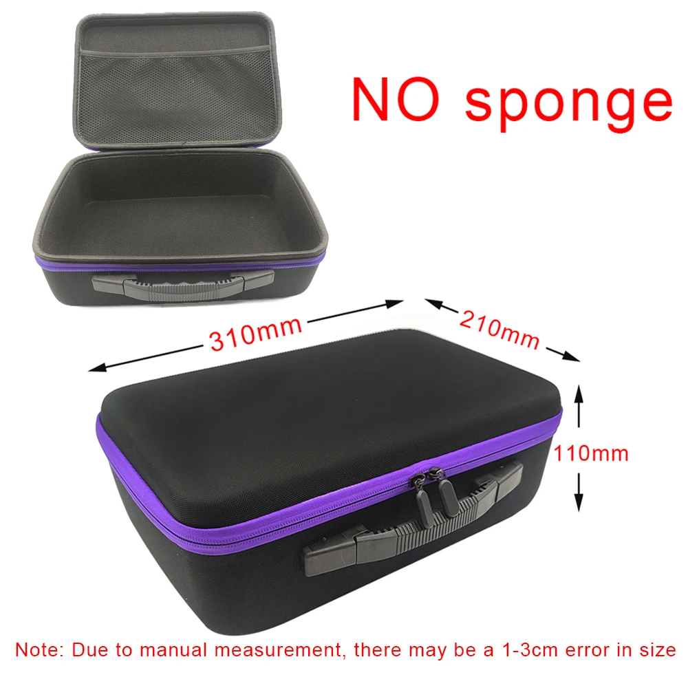 NONE Multi-Größe EVA Harte Lagerung Box Reise Zipper Tasche Stoßfest Outdoor Werkzeuge Tasche Für Kopfhörer Lagerung Fall Zubehör 8