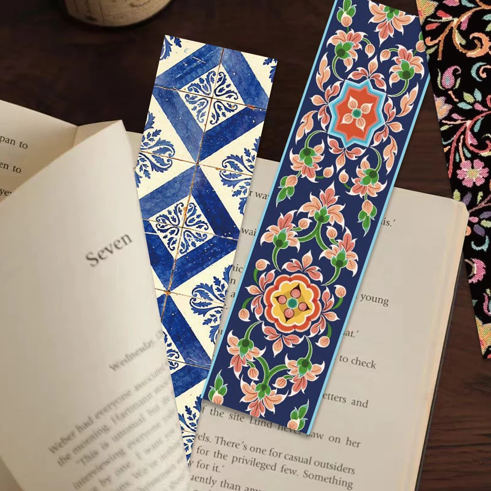 

30pcs Classical Pattern Bookmark New Chinese Style Reading Page Mark Card Book Notes Diary Mark Student Gift Message Card