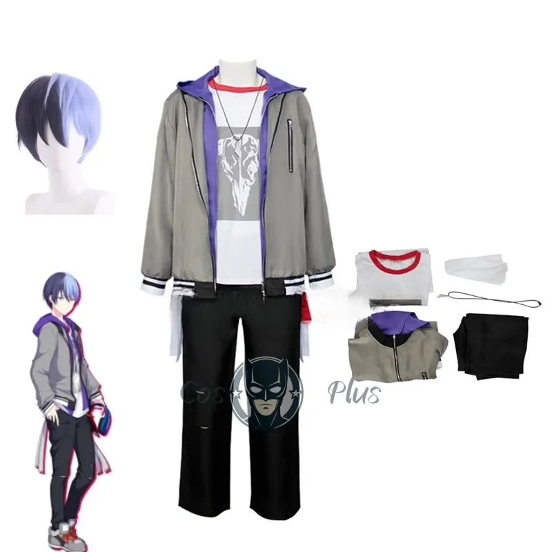 

Aoyagi Toya Cosplay Costume Project Sekai Colorful Stage Feat Miku Toya BAD SQUAD Halloween Party Outfits