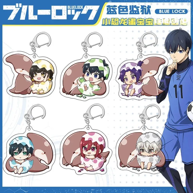 

Anime Blue Lock Acrylic Gift Girl Pendant Jewelry Cute Creative Key Ring Friends Gift Figure Fashion Bag Charms Keychain