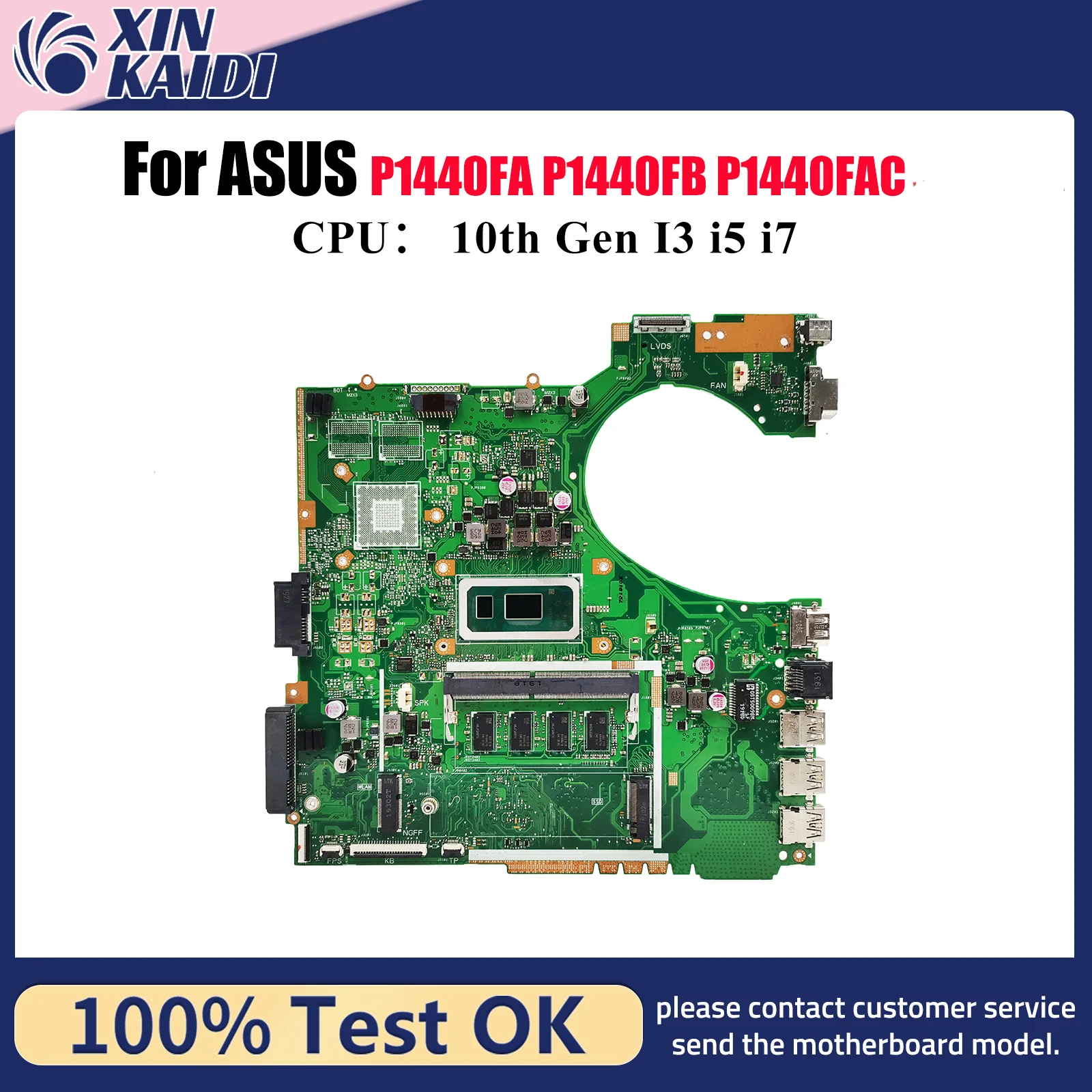 

P1440FA Материнская плата для ноутбука ASUS ProArt P1440FB P1440F P1440FAC P1440FA Материнская плата с 10-го поколения I3 i5 i7 100% тестирование OK stk