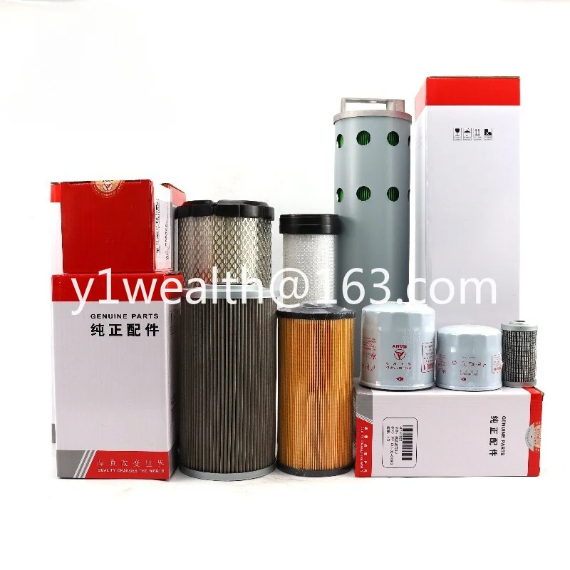 Filtro para excavadora 55 60 65 75C, filtro de diésel, filtro de aceite hidráulico, filtro de aire, accesorios de mantenimiento