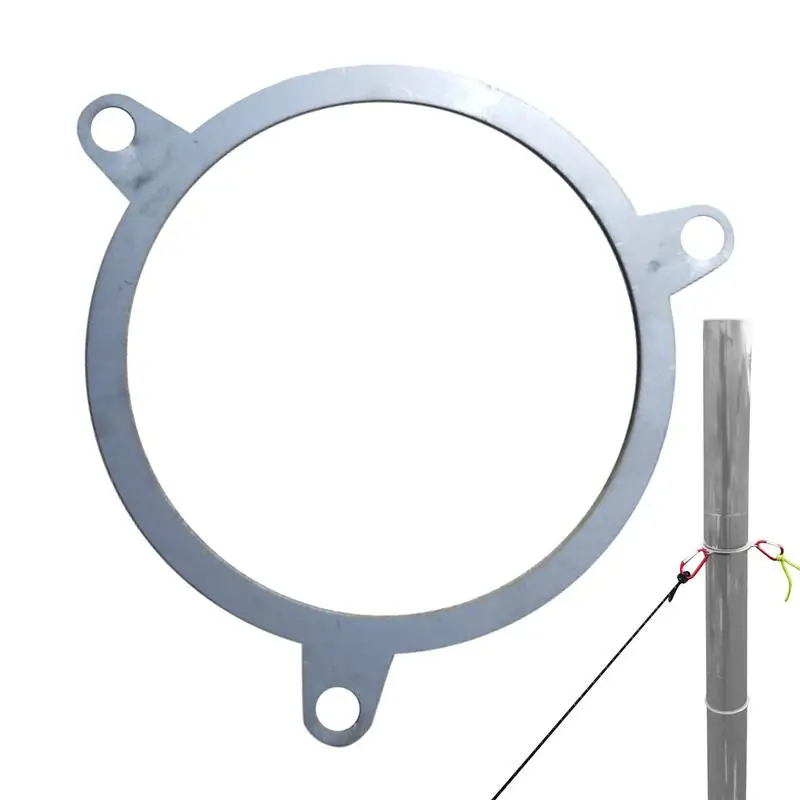 

Chimney Brace Stainless Steel Flue Liner Bracket Portable Accessory for All Outer Diameters of 2.4 or 2.8 Inches Fixing Brace