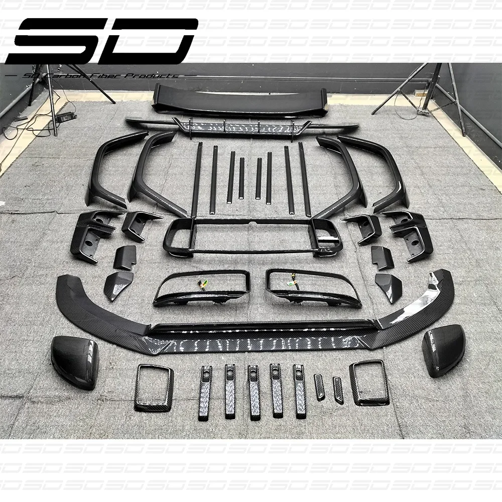 Full Dry Carbon Body Kit  Rocket edition Style Auto Parts Car Accessories For Benz G Class W464 G63  G900