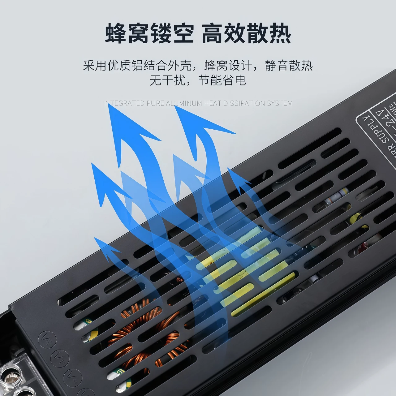 Ultra-thin Switching Power Supply DC 12V 24V  60W 100W 300W 400W Transformer AC186-240V Source Adapter SMPS For LED Strips CCTV