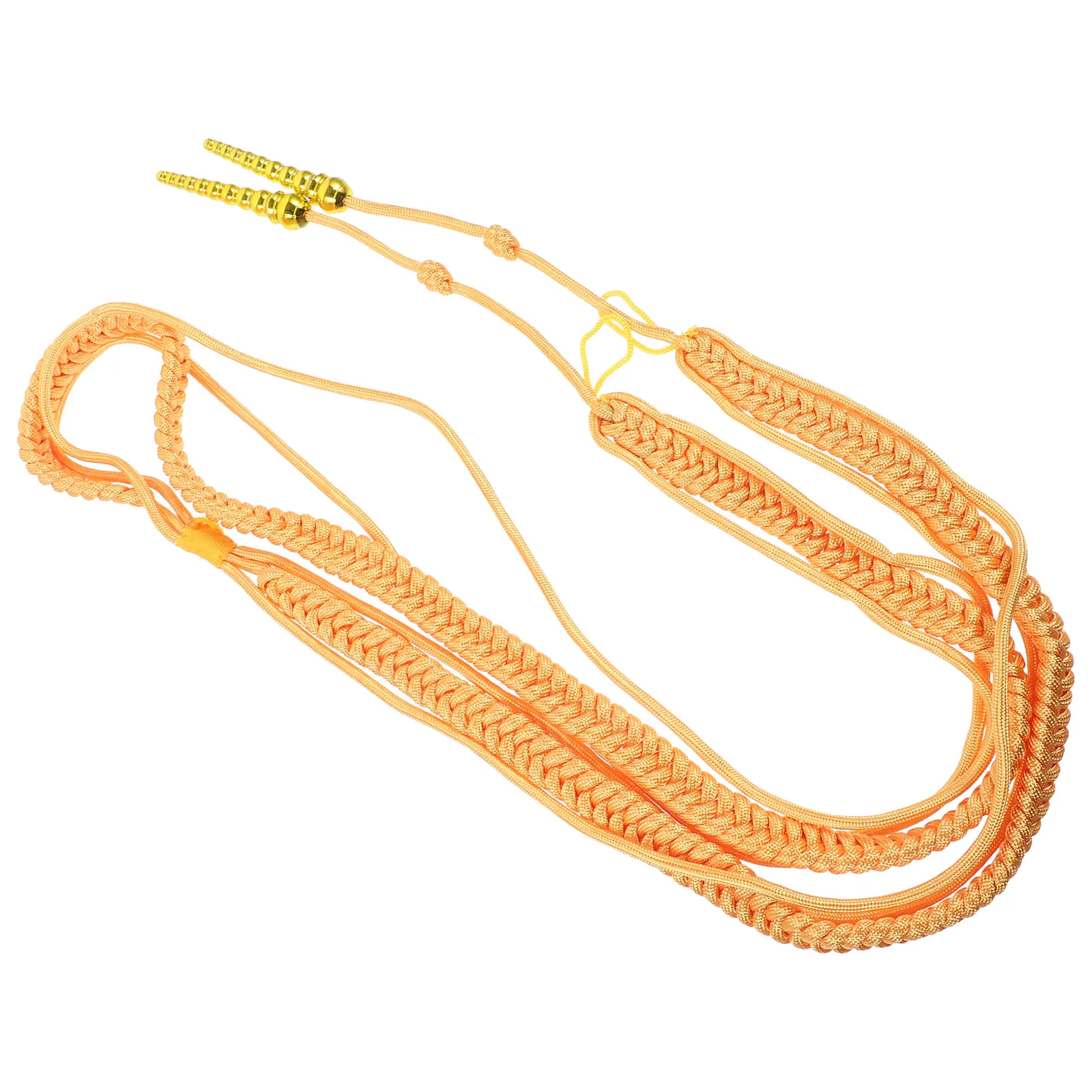 Hanging Aiguillette Dress Ribbon Accessories Gold Braided Cord Man Shoulder Epaulets