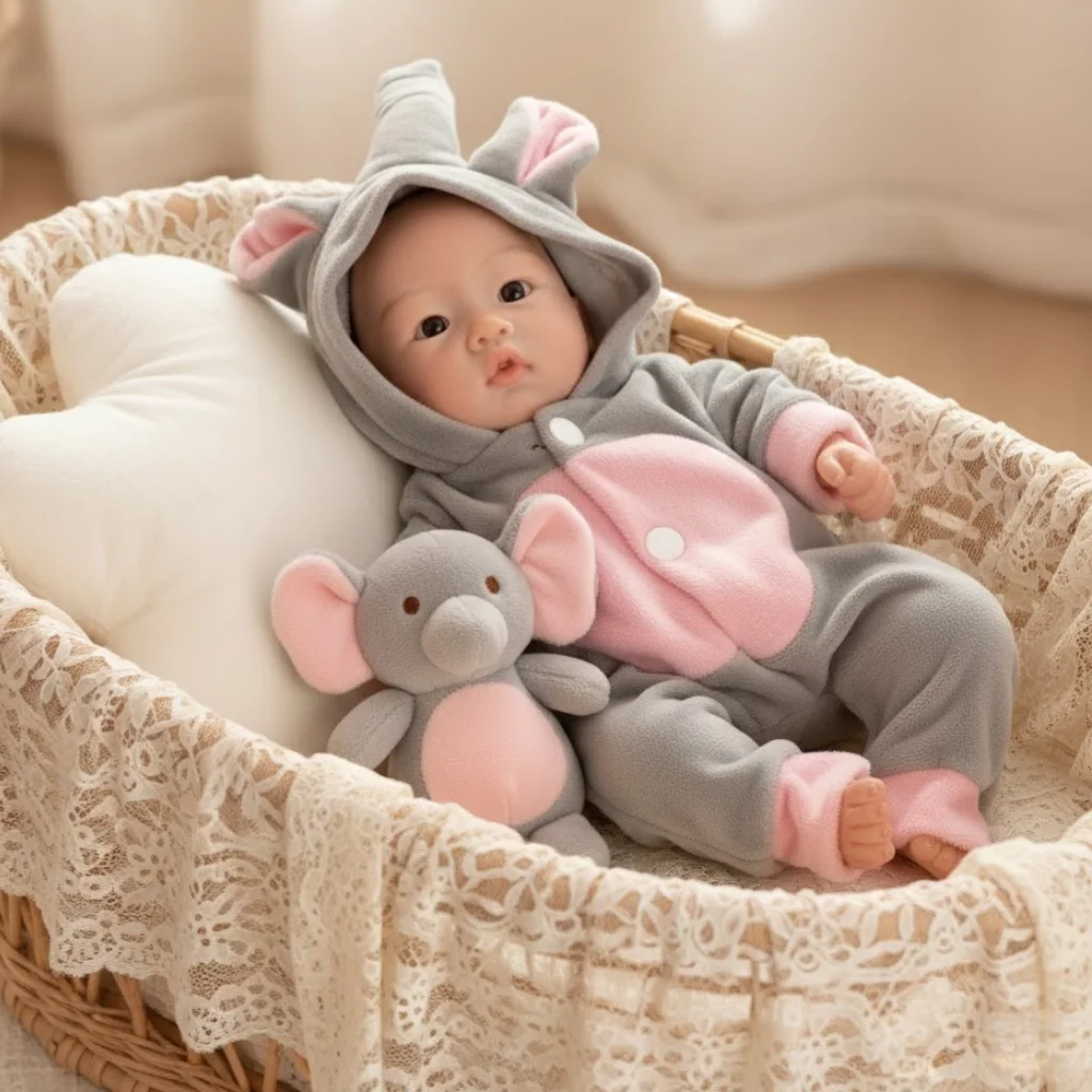 25CM Silicone Boy Reborn Dolls Full Body Soft Solid Silicone Painted Realistic Newborn Dolls reborn de silicone real cuerpo