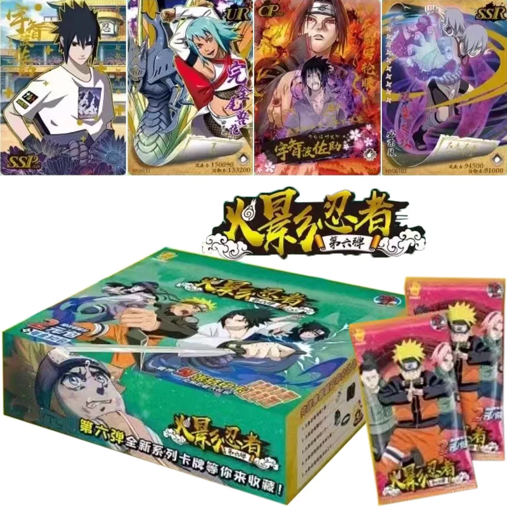 Wholesale Bargain Price Little Dino Naruto HY-0602 Collection Card Sasuke Sakura Hinata Booster Box Anime ACG CCG TCG Toy