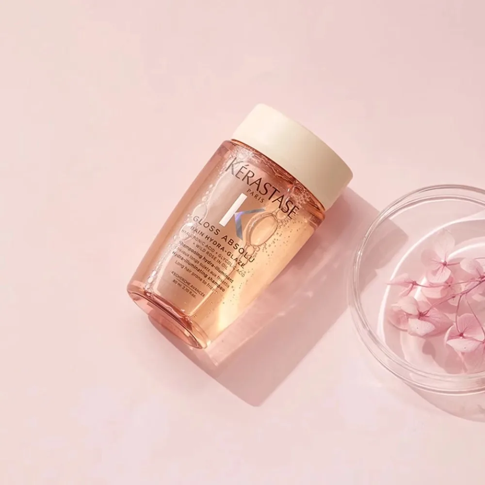 Kerastase Gloss Absolu Hydra-illuminating Shampoo 80ml / 2.71 oz, Original Shampoo for Women/Men, Hair Care Treatment