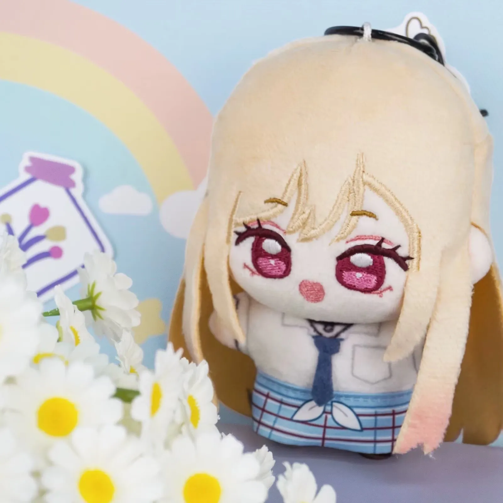 Anime My Dress-Up Darling Plüschtiere Anhänger Niedliche Kitagawa Marin Stoffpuppen Sammlerstücke Peripherieprodukte Spielzeug Schlüsselanhänger Geschenke – Detail 3