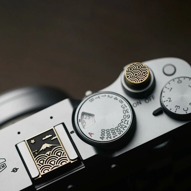 كاميرا معدنية غطاء الحذاء الساخن مصراع الإصدار زر ل Fujifilm XT5 XT20 100Vi 100V XT30 XT50 XM5 XPRO3 XE4 لايكا Q3 نيكون