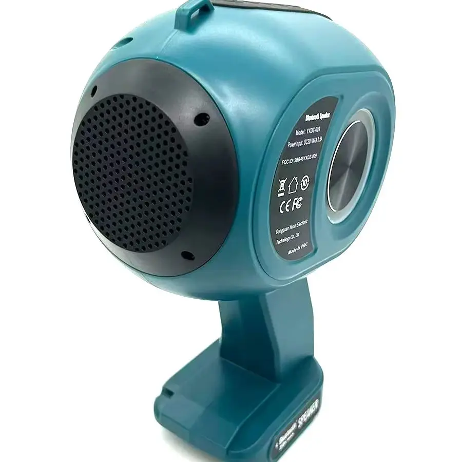 BT5.3 Portable Wireless Bluetooth Speaker with For 18V/20V Batteries for MT/Mil/RB Uses Bluetooth Technology for Music Partie