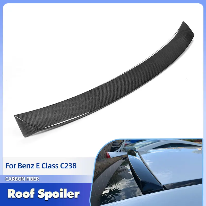 

Car Rear Roof Spoiler Wings Full Carbon Fiber for Mercedes Benz E Class C238 E400 Coupe 2017 2018 Rear Spoiler Wing Lip FRP