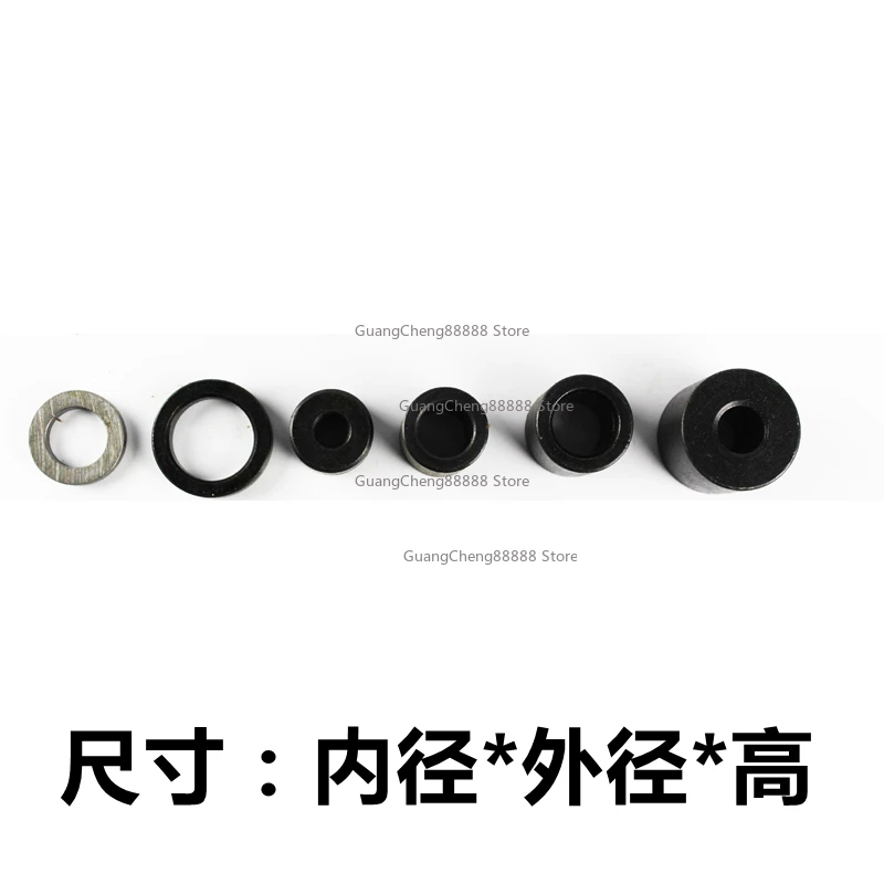 Iron Spacer Set Woodworking Bushing Milling Machine Washer Bushing Steel Sleeve A3