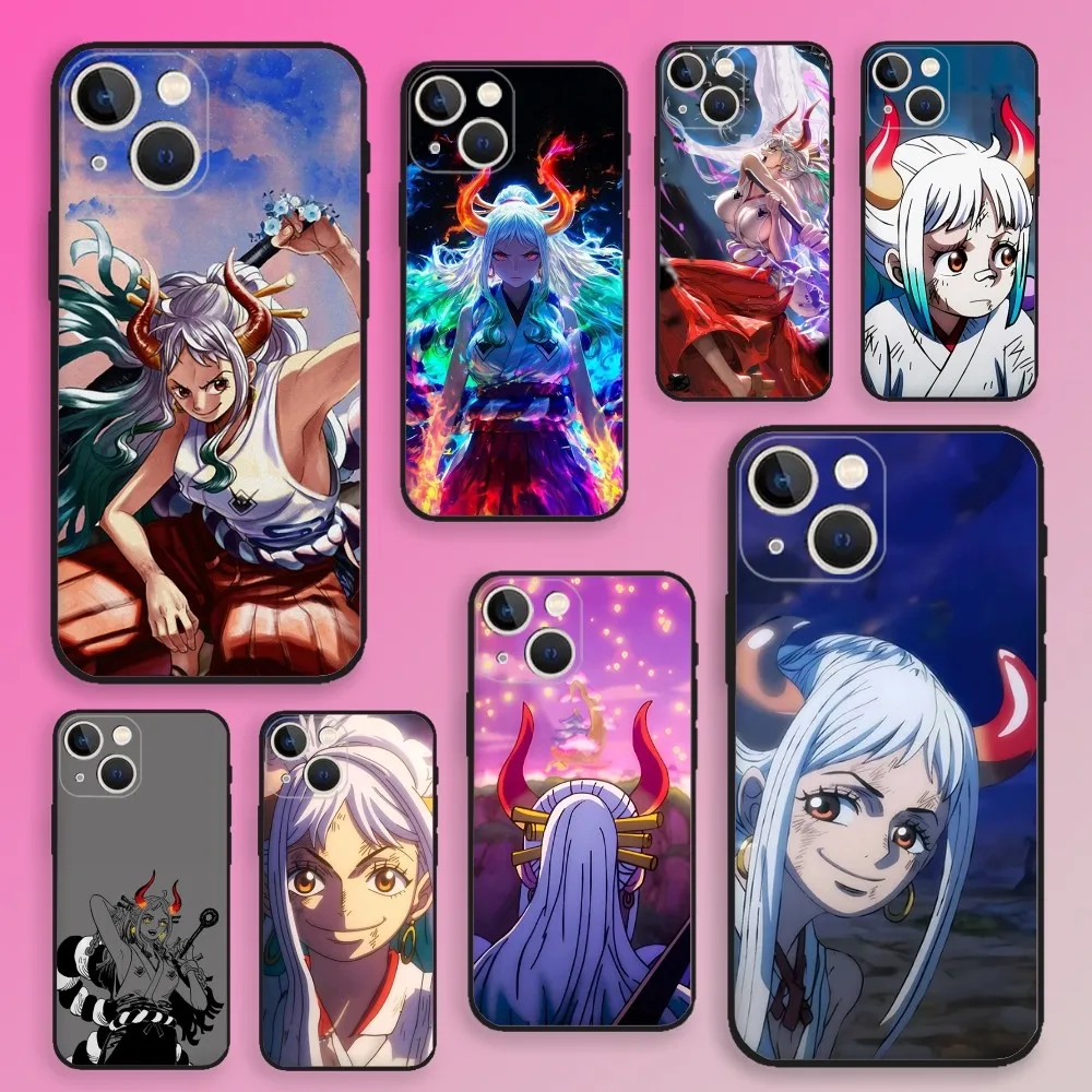 

Anime Y-Yamato Phone Case For iPhone 16,15,14,13,12,11,Plus,Pro Max,XS,X,XR,SE,Mini,8,7 Soft Silicone Black Cover