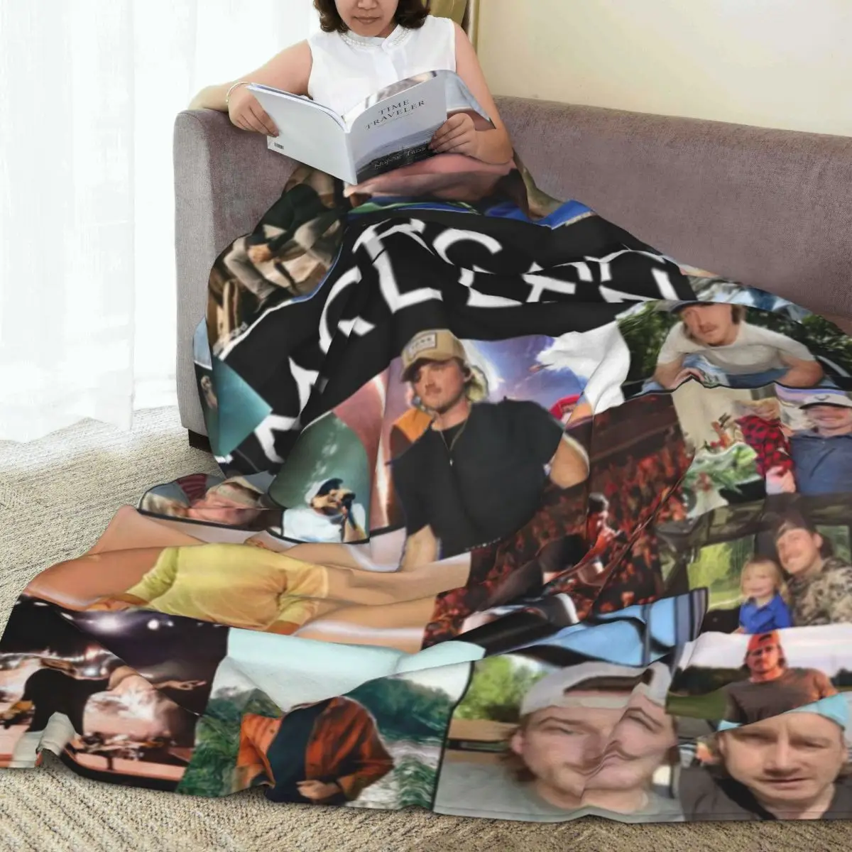 Throw Blanket Morgan Wallen (3) Micro Fleece Blanket Four Sizes Blanket Personalized Warm For Living Room AntiPilling Blanket