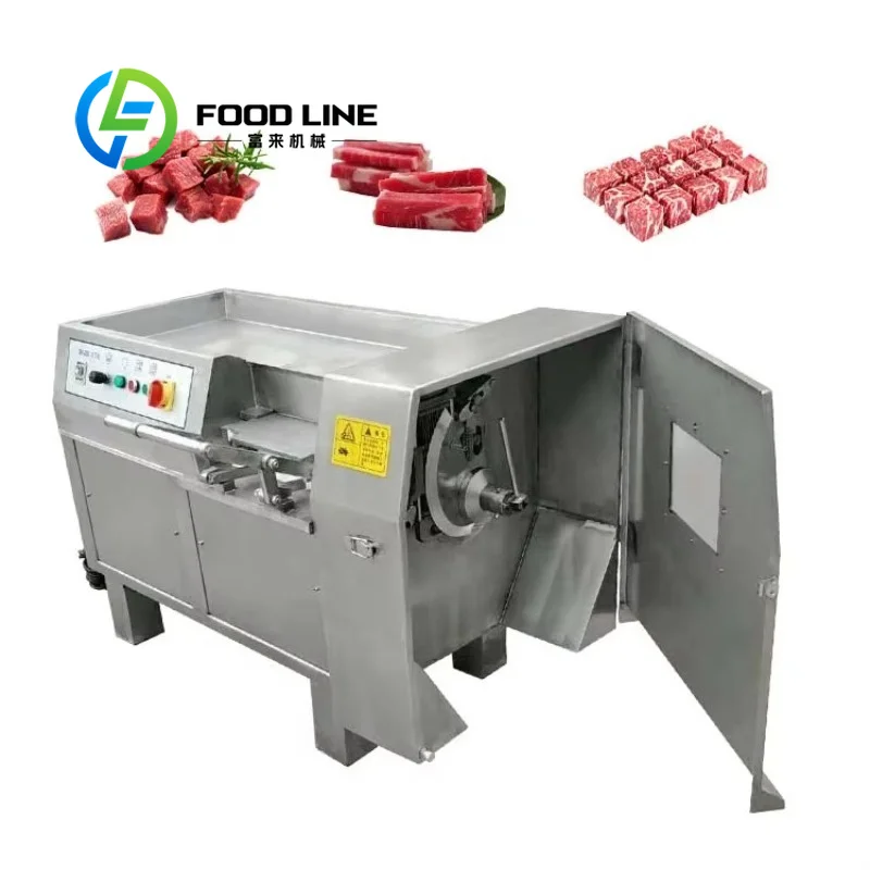 Frozen Meat Dicer Block Cutter Automatic Precision Meat Cutting Dicing Equipment Low Noise Cold Storage Factory Bulk Supply