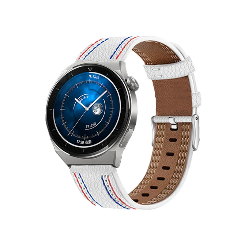 Leather Strap For HUAWEI WATCH GT 3 Pro 43mm 46mm Watchband Bracelet For Huawei Watch GT3 Pro Wristband Replacement Correa Belt