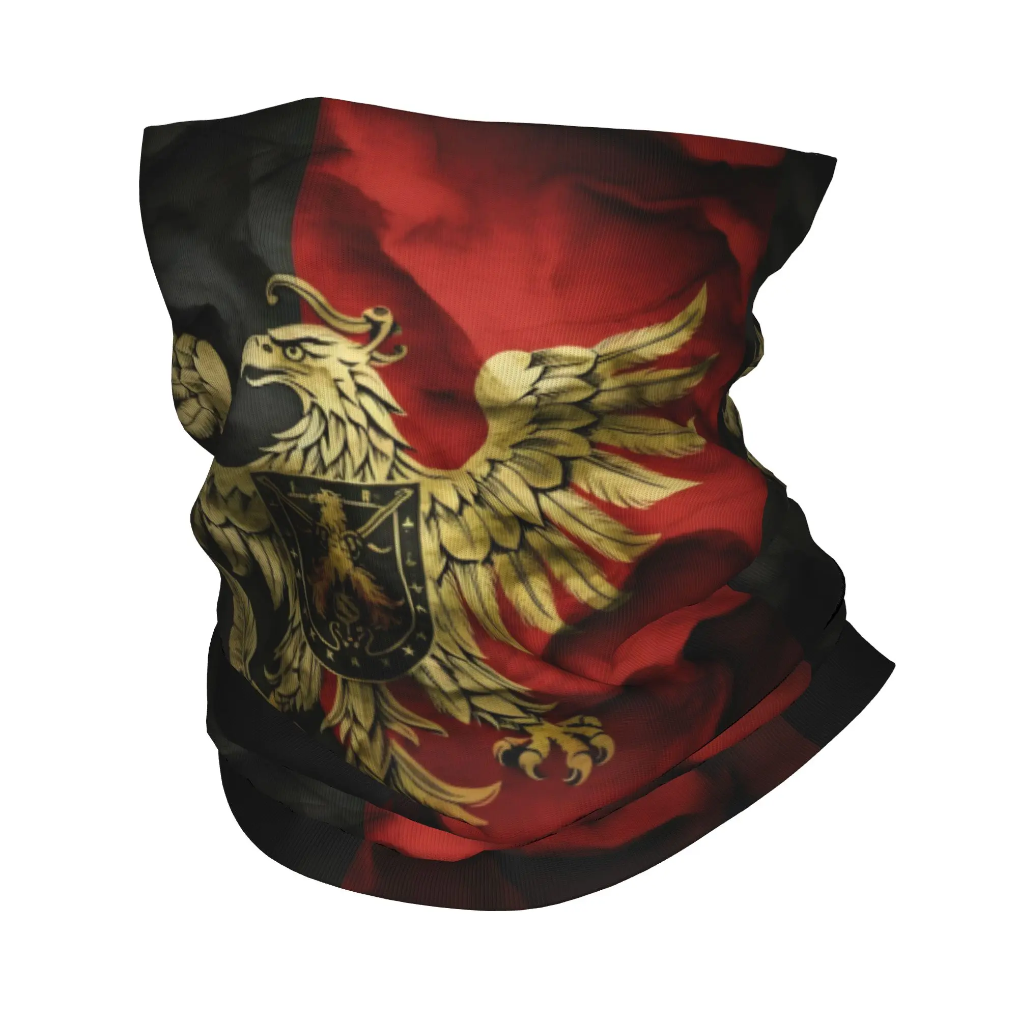 

Custom Kaiserzeit Germans Flags Bandana Winter Neck Warmer Women Windproof Wrap Face Scarf for Ski Eagle Gaiter Headband